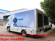 JAC 4*2 LHD P6/P8 mobile billboard LED advertising vehicle for sale, Factory sale best price JAC 120hp mobile LED truck