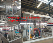 20m3 skid lpg gas plant with digital scales and compressor for sale, factory sale skid lpg gas plant with compressor