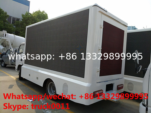 Dongfeng 4*2 LHD mobile digital billboard LED advertising vehicle for sale,factory sale cheapest 130hp diesel LED truck