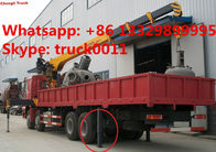 hot sale best price dongfeng 8x4 LHD 14tons crane truck mounted crane, factory sale price dongfeng 14tons truck crane