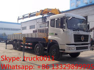 hot sale best price dongfeng 8x4 LHD 14tons crane truck mounted crane, factory sale price dongfeng 14tons truck crane