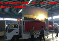 Japan ISUZU brand 98hp diesel P6/P8 mobile LED billboard advertising truck for sale, hot sale ISUZU LED screen vehicle
