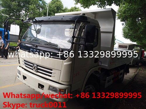 hot sale dongfeng 4*2 LHD 120hp diesel dump tipper truck, 2020s best seller dongfeng mini 5tons dump truck for sale