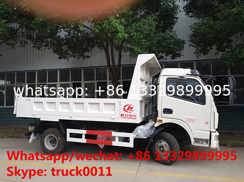 hot sale dongfeng 4*2 LHD 120hp diesel dump tipper truck, 2020s best seller dongfeng mini 5tons dump truck for sale