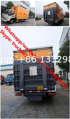 JAC 4*2 LHD 5tons domestic gas canister transported van truck for sale, best price JAC inflammable gas transport vehicle