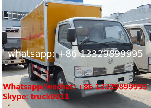 Dongfeng LHD 4*2 gas cylinder transportation truck for sale, best price dongfeng van truck for carrying gas cylinders