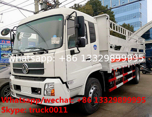 dongfeng tianjin 170hp/190hp gas canisters transporting vehicle for sale, best price stake van truck for gas cylinders