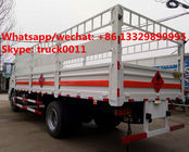 dongfeng tianjin 170hp/190hp gas canisters transporting vehicle for sale, best price stake van truck for gas cylinders