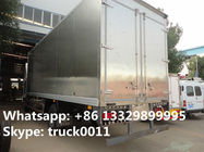 hot sale dongfeng 4*2 LHD/RHD stainless steel refrigerated truck, factory best price stainless steel cold  room truck