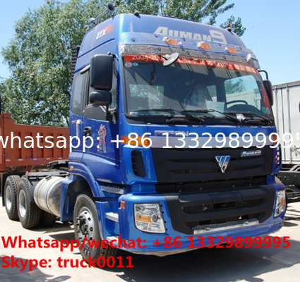 best seller-FOTON AUMAN 6*4 340hp diesel semitrailer tractor head for sale, hot sale FOTON heavy duty tractor head