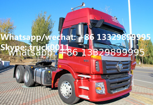 best seller-FOTON AUMAN 6*4 340hp diesel semitrailer tractor head for sale, hot sale FOTON heavy duty tractor head