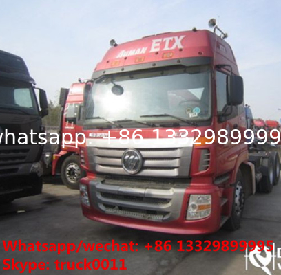 best seller-FOTON AUMAN 6*4 340hp diesel semitrailer tractor head for sale, hot sale FOTON heavy duty tractor head