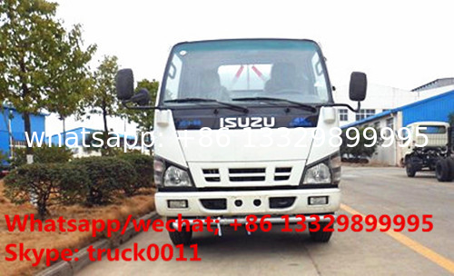 Factory sale best price ISUZU 600P 120hp diesel 5,000Liters cistern truck, 2020s new ISUZU brand 4*2 LHD 5m3 water tank