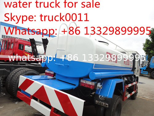 Factory sale best price ISUZU 600P 120hp diesel 5,000Liters cistern truck, 2020s new ISUZU brand 4*2 LHD 5m3 water tank