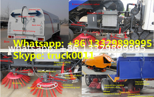 factory sale best price RHD road sweeping vehicle manufacturer in China,good price CLW brand 4*2 RHD street sweeper