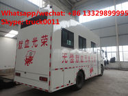 factory direct sale price 190hp 4*2 RHD blood donor bus for mobile blood donation, best price mobile blood vehicle