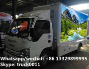 customized Isuzu LHD mobile digital LED advertising vehicle for sale, best price P6 ISUZU mobile LED billboard truck