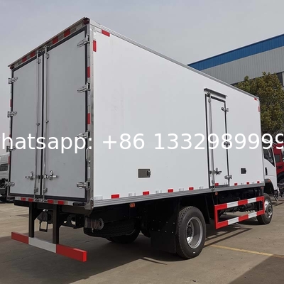 Low Maintenance and high quality Cold Room Storage Vehicle HOWO 4*4 5tons 7tons refrigerated van truck for East Africa