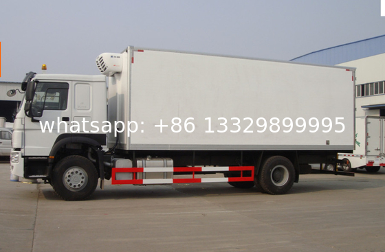 10T 15T SINOTRUK HOWO 4*2 LHD refrigerated van truck THERMO KING BEST PRICE HOWO reefer van box vehicle