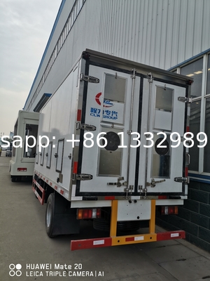 best selling smaller day old chicks transported truck JMC diesel 20000 capacity poultry chicks van vehicle for sale