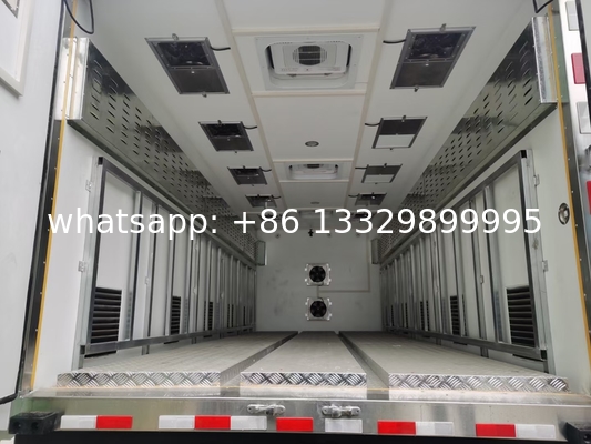 Chinamade HOWO diesel poultry chicks van vehicle 40000 capacity for sale High quality animal