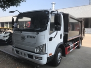 High quality low mantence Garbage Compacted Truck 6 tires 9cbm for sale best price FAW refuse garbage vehicle