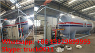 hot sale! 25tons skid lpg gas station with 5 digital weigthing scales for gas cylinders, skid lpg gas refilling plant