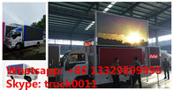 HOT SALE! new ISUZU 4*2 LHD mobile LED truck with 3 sides P6 LED screens, best price ISUZU P4 LED billboard truck