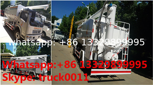 new hydraulic discharging poultry feed truck for Asian market, HOT SALE! farm-oriented feed container vehicle