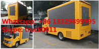 HOT SALE! Forland 4*2 RHD three-side P6 mobile LED screen advertising truck,forland RHD mini diesel P6 outdoor LED truck