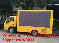 HOT SALE! Forland 4*2 RHD three-side P6 mobile LED screen advertising truck,forland RHD mini diesel P6 outdoor LED truck