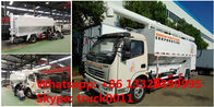 bottom price 4-5tons hydraulic poultry feed truck for chick farm for Philipines, hot sale 11m3  feed transported truck