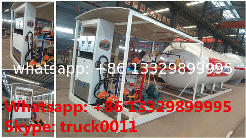 bottom price 10,000Liters skid lpg gas station for filling taxi, factory sale 10m3 skid lpg tank witjh lpg dispenser