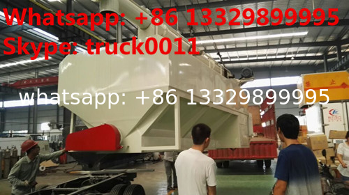 8m3 electronic discharging animal feed tank export to Saudi Arabia,wholesale bottom price poultry feed  tank container