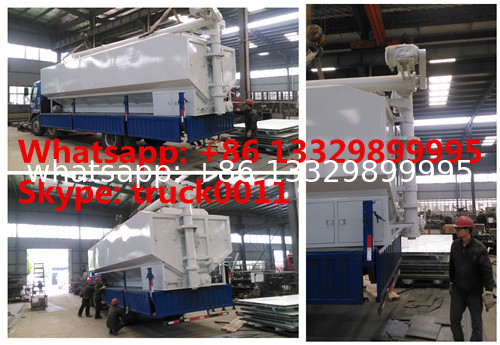 factory sale cheapest price 15tons-20tons animal feed transported tank, high quality cheapest bulk feed transported tank