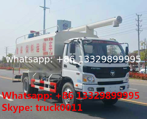Factory selling Euro Ⅴ 12.5m3 farm-oriented and livestock poultry feed truck, China manufacturer of poultry feed truck