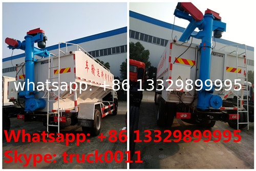 Factory selling Euro Ⅴ 12.5m3 farm-oriented and livestock poultry feed truck, China manufacturer of poultry feed truck