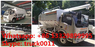 new Dongfeng Euro 3 5-7tons livestock poultry feed truck for sale, factory sale best price 12m3 bulk feed truck