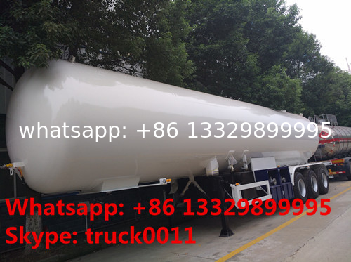 2020s New design 59.5cubic meters bulk lpg gas semitrailer for sale, factory sale bottom price 59.5m3 lpg tank trailer