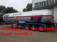 factory bottom price China new biggest 61,900Liters lpg gas tank semitrailer, triples BPW/FUWA 26tons lpg gas trailer
