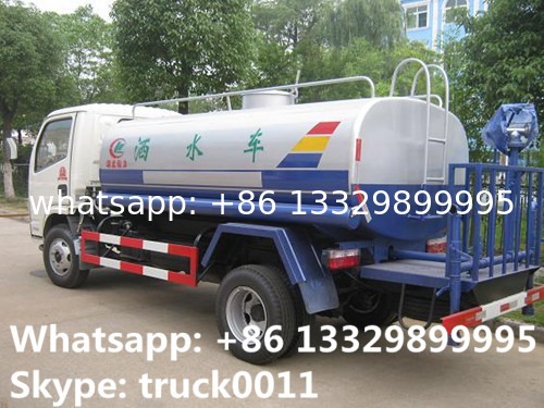 bottom price 120HP 4x2 HFC JAC 4*2 LHD 6000 liter water truck, wholesale bottom price JAC brand 5m3-6m3 cistern truck