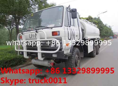 Factory sale Bottom price dongfeng 6x6 fuel truck tanker for sale, HOT SALE! UN customized dongfeng 6*6 LHD fuel dispens