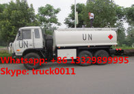 Factory sale Bottom price dongfeng 6x6 fuel truck tanker for sale, HOT SALE! UN customized dongfeng 6*6 LHD fuel dispens