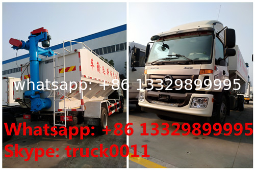 Customized FOTON AUMARK 4*2 RHD 20m3 farm-oriented and livestock poultry feed truck for sale, bulk animal feed truck