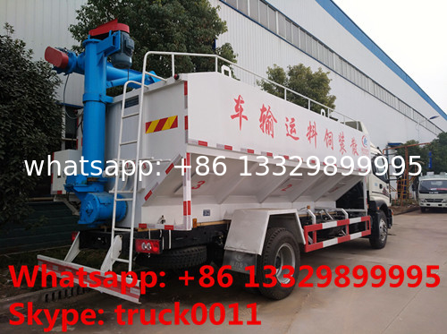 Customized FOTON AUMARK 4*2 RHD 20m3 farm-oriented and livestock poultry feed truck for sale, bulk animal feed truck