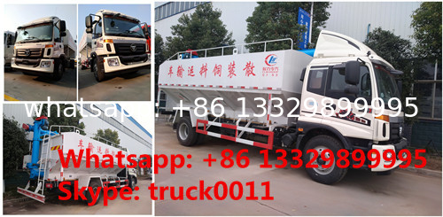 factory sale bottom price FOTON AUMARK Euro Ⅴ 20m3 animal feed truck, HOT SALE! FOTON 4*2 LHD 10tons poultry feed truck