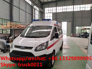 2020s high quality and low price FORD 4*2 LHD Transit gasoline Engine Ambulance car for sale, ambulance vehicle
