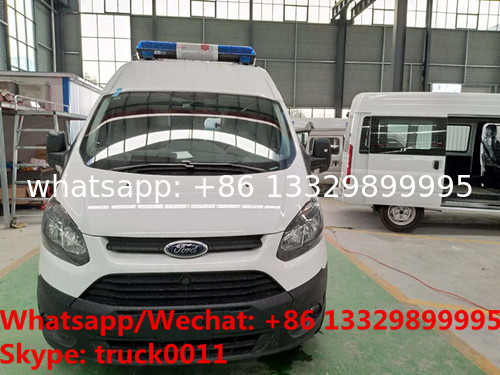 2020s high quality and low price FORD 4*2 LHD Transit gasoline Engine Ambulance car for sale, ambulance vehicle