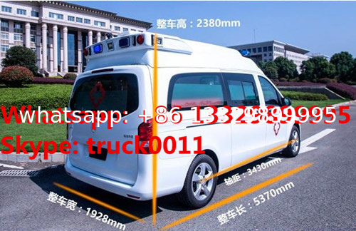 high quality new BENZ 4*2 gasoline Emergence ambulance Vehicles, 2017s best seller gasoline ICU ambulance for sale
