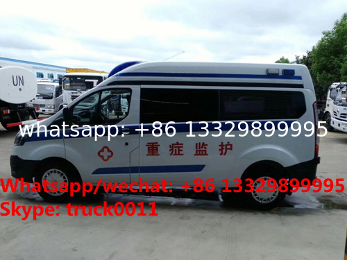 2020 new best seller  Euro 5 diesel emergency ambulance bus for sale, factory sale best price ICU ambulance vehicle